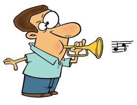 I'll play trumpet
