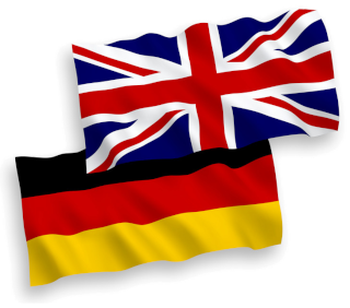 UK and German flags